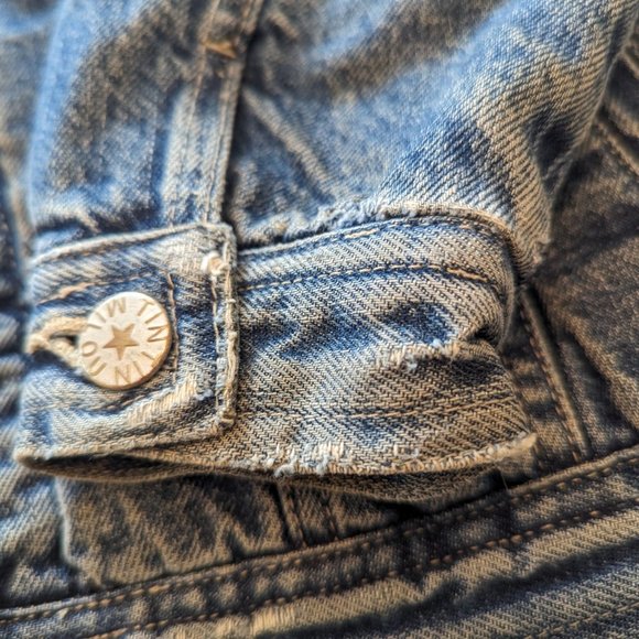 Vintage Thick Lined Adventures of Tin Tin Demin Jacket Unique - Picture 7 of 15